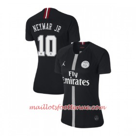 Maillot/Tenue Paris Saint Germain Neymar JR 10 Jodan Noir Femme Troisième 2018/2019